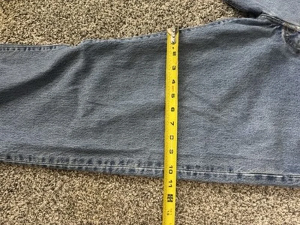 Vintage Levi’s 501 Jeans Made in USA 36x32 Button Fly 90s Original Fit Denim
